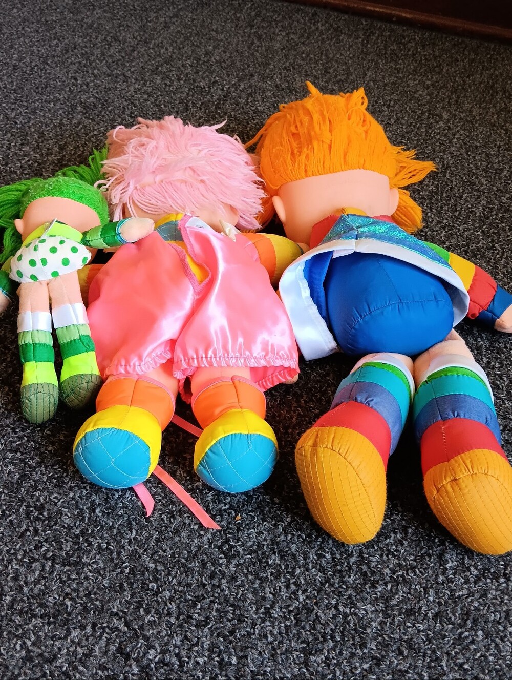 1983 Rainbow Brite, Tickled Pink & Mini Baby Brite Vintage Doll Set, 80s Kids - Picture 13 of 14